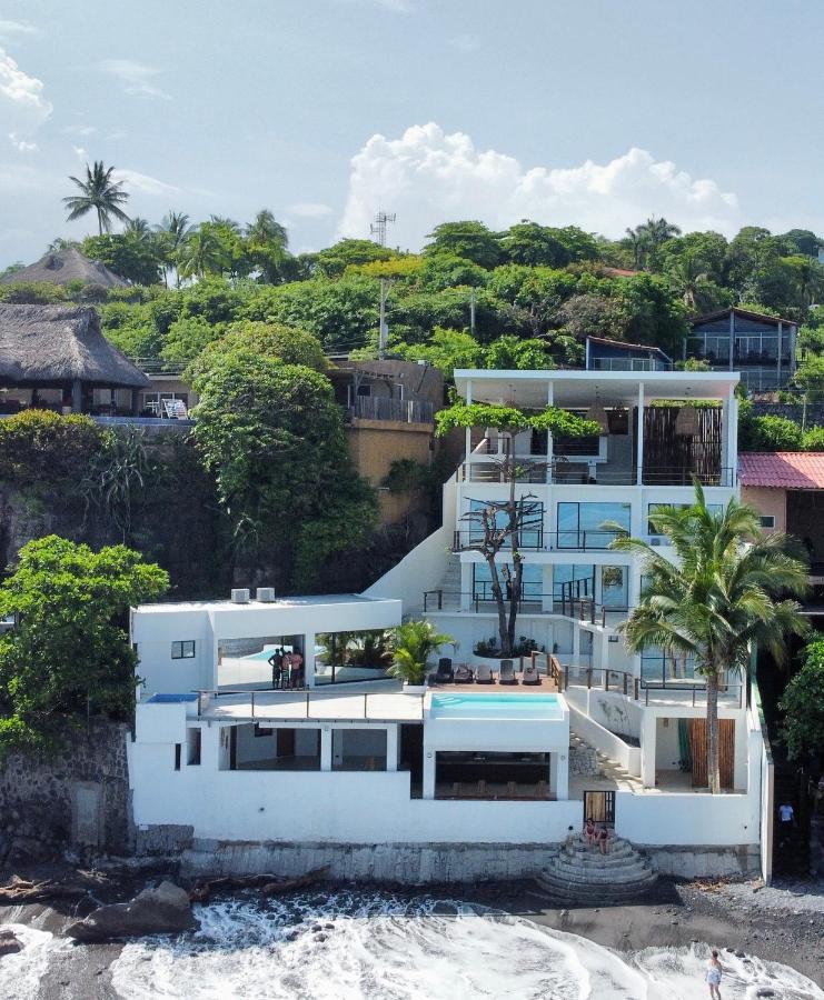 Laola Surf Camp El Sunzal Hotel La Libertad Bagian luar foto