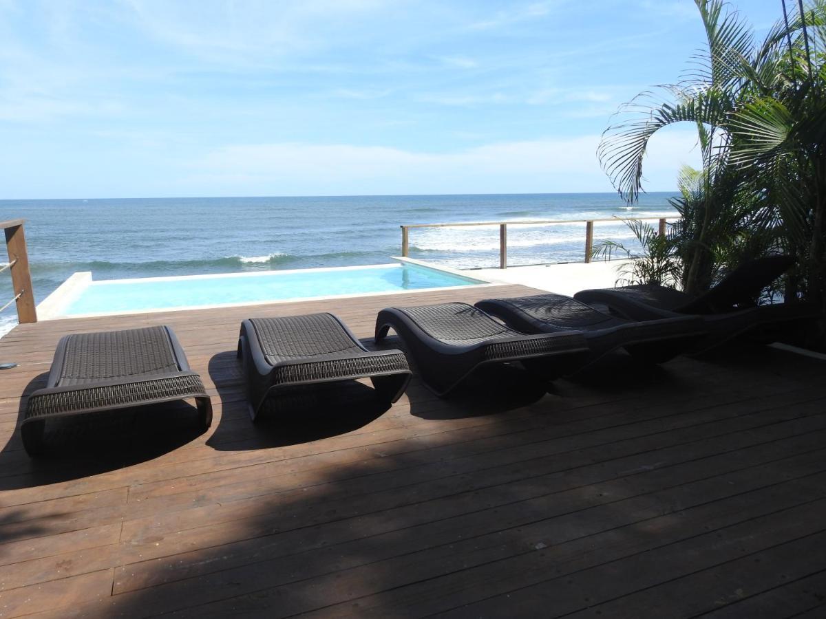 Laola Surf Camp El Sunzal Hotel La Libertad Bagian luar foto
